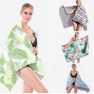 tesalate material sand free beach towel wholesale