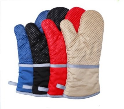 Professional oven mitt safety