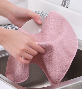 Microfiber dish towel