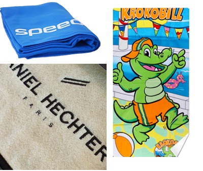 microfiber custom logo towel factory