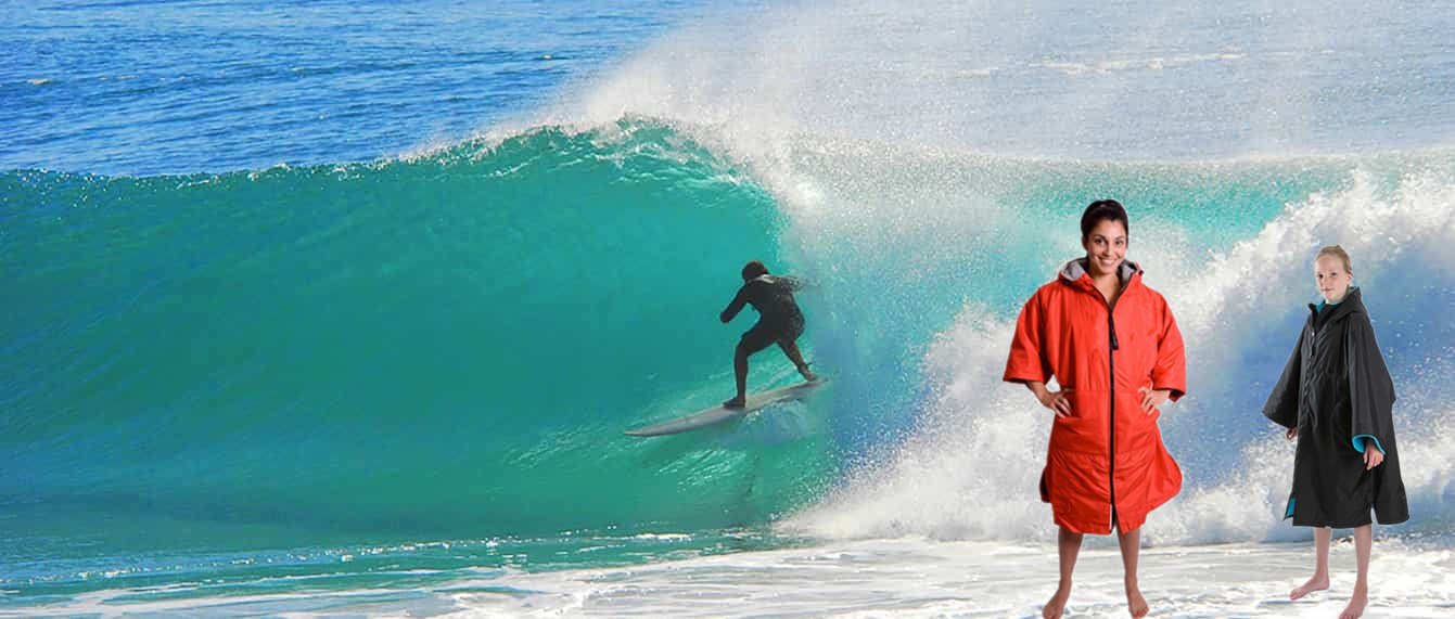 Waterproof surf changing robe