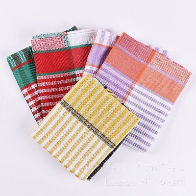Yarn-dyed kitchen towels