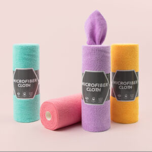 Disposable Microfiber Cleaning Cloth Rolls