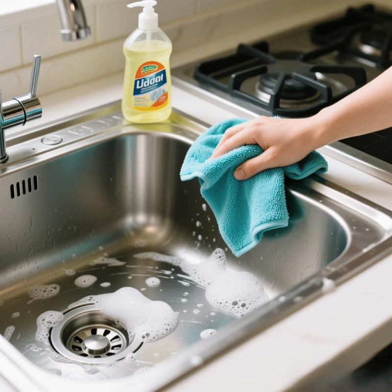 Professional microfiber cleaning towels