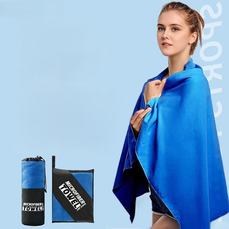 Toalha de praia embalável sem areia