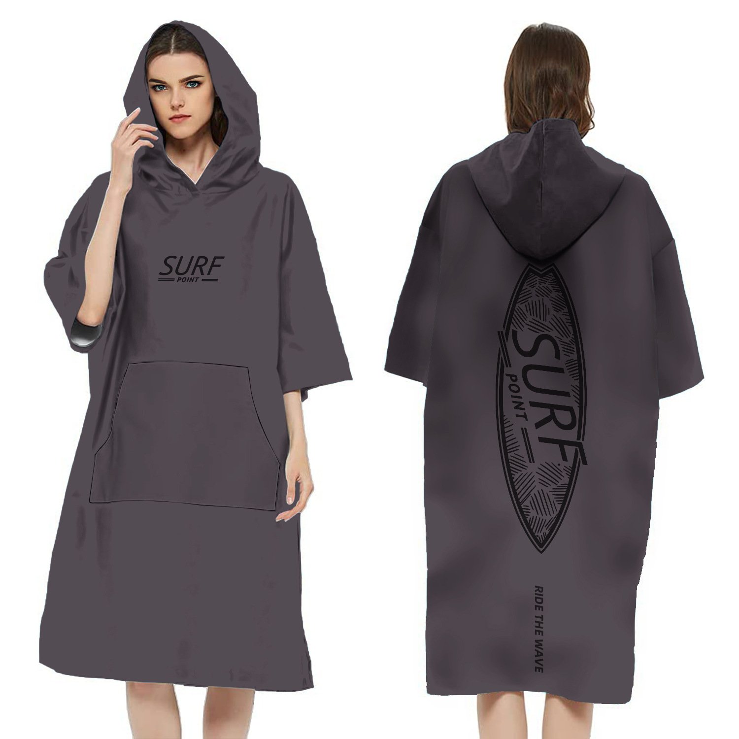 Kitesurf poncho towel with logo