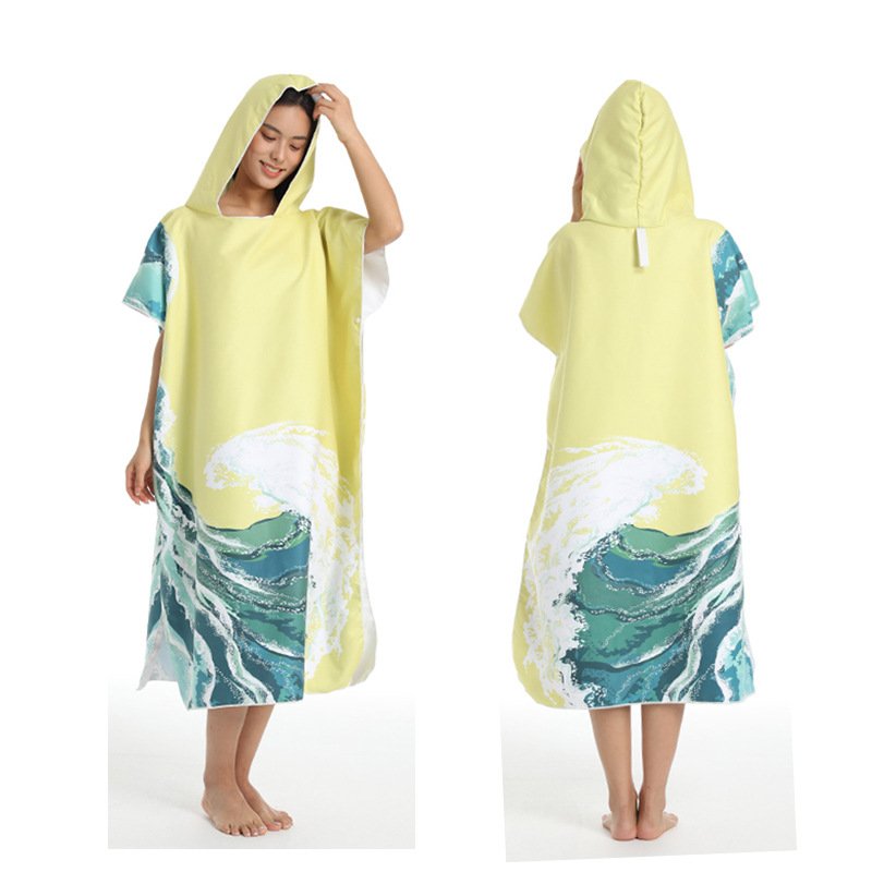 Branded surf poncho for surf brand wholesale