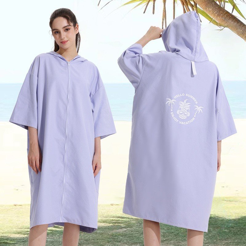 Surf poncho towel hooded design