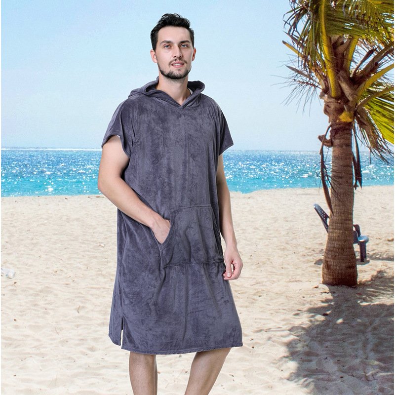 Surf poncho wetsuit changing robe for adults