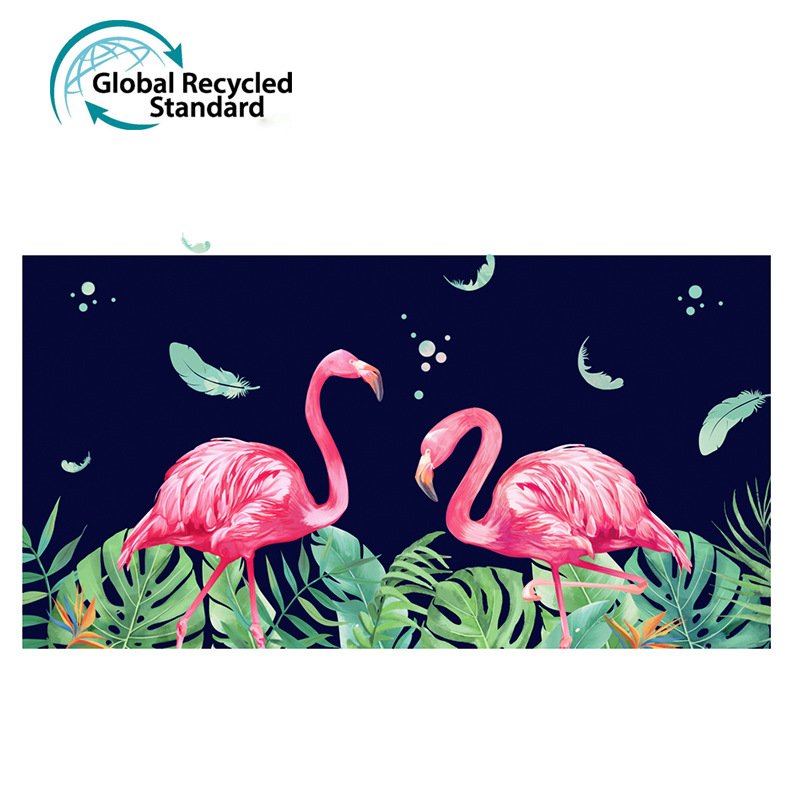 Eco-friendly recycled beach towel made from rPET bottles