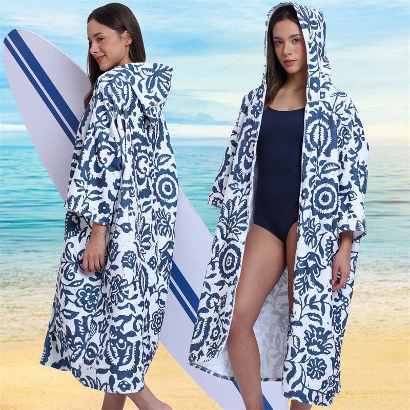 Surf poncho towel and changing robe wholesale from China