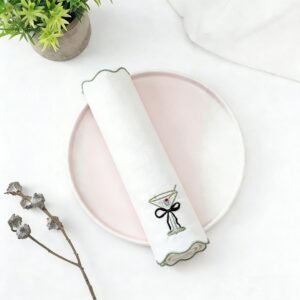 Embroidered Tea Towel