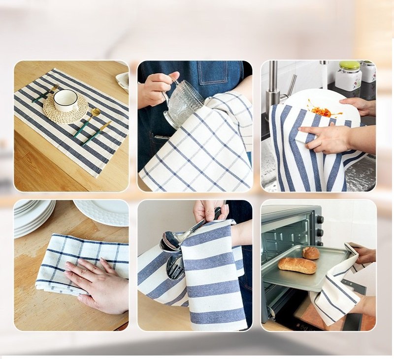 Eco-friendly cotton tea towel for retail 2026