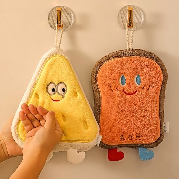 Custom fruit-shaped promotional hand towels wholesale