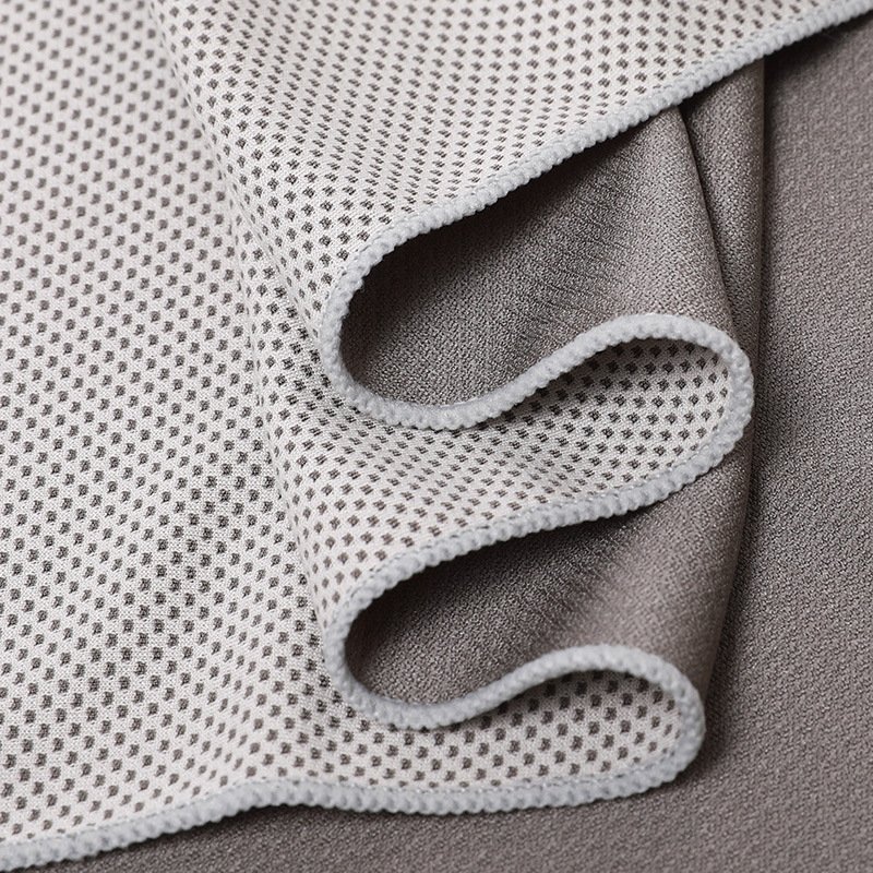 Microfiber cooling towel for gym workouts