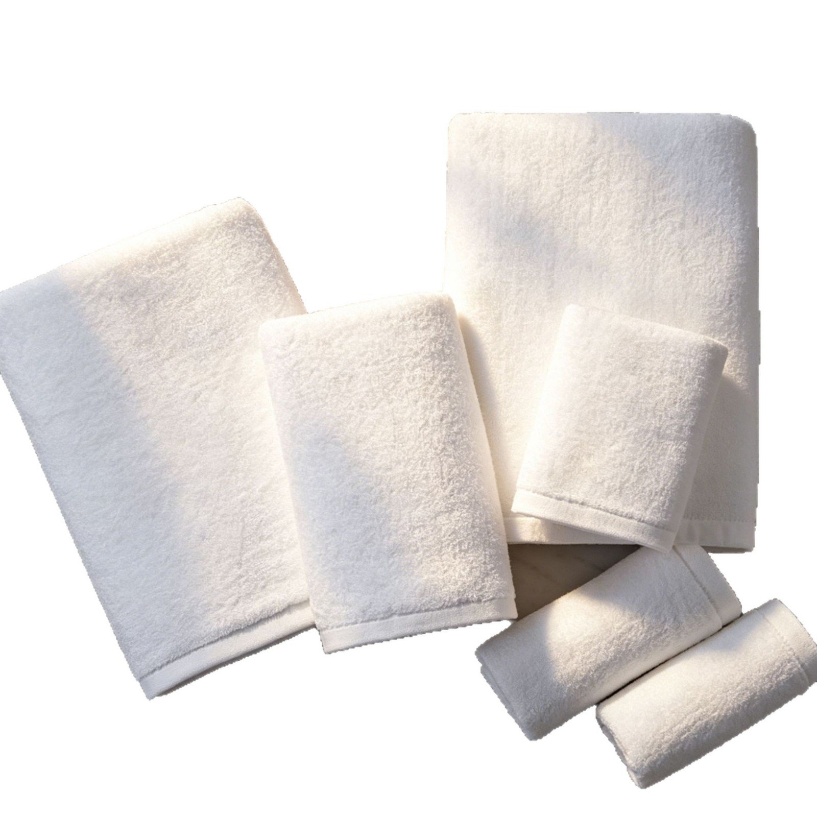 Hypoallergenic face towel stack