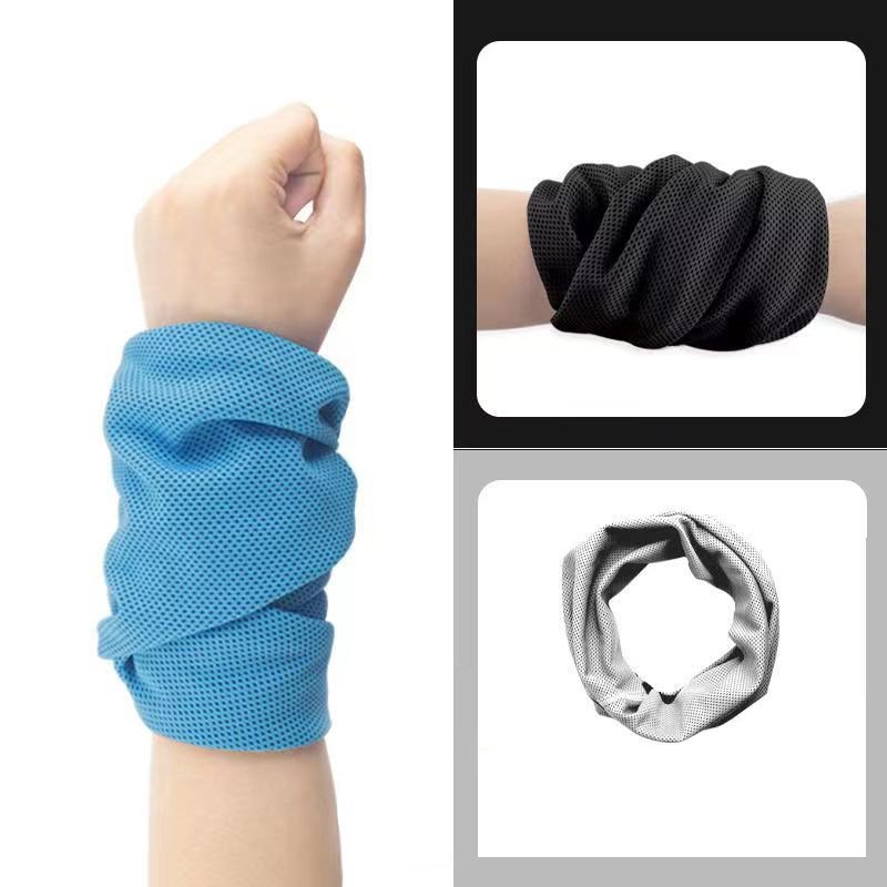 Wrist cooling towel style