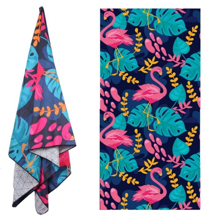 Custom pattern beach towel