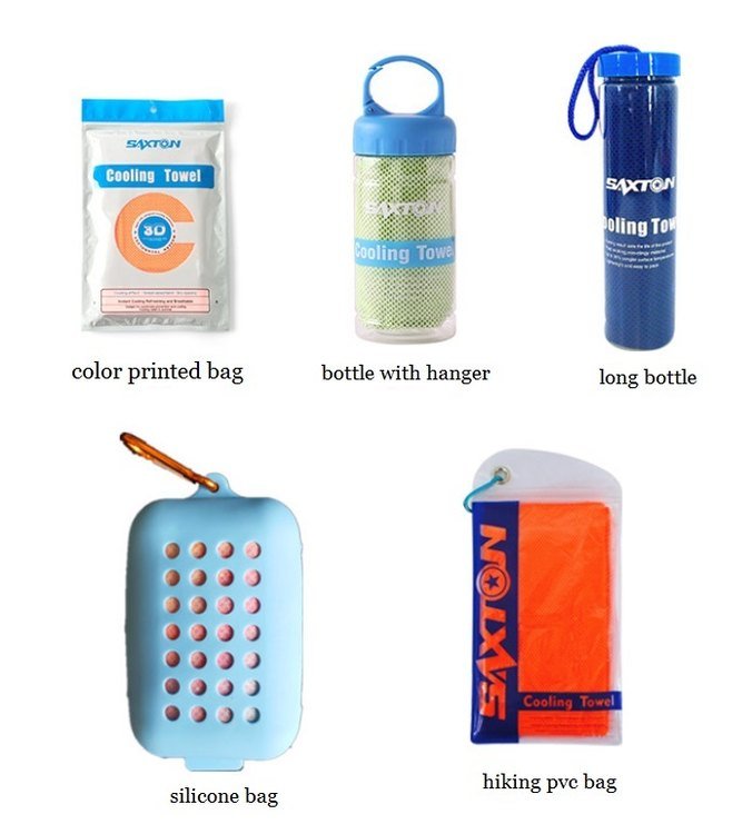 Assorted towel packing examples